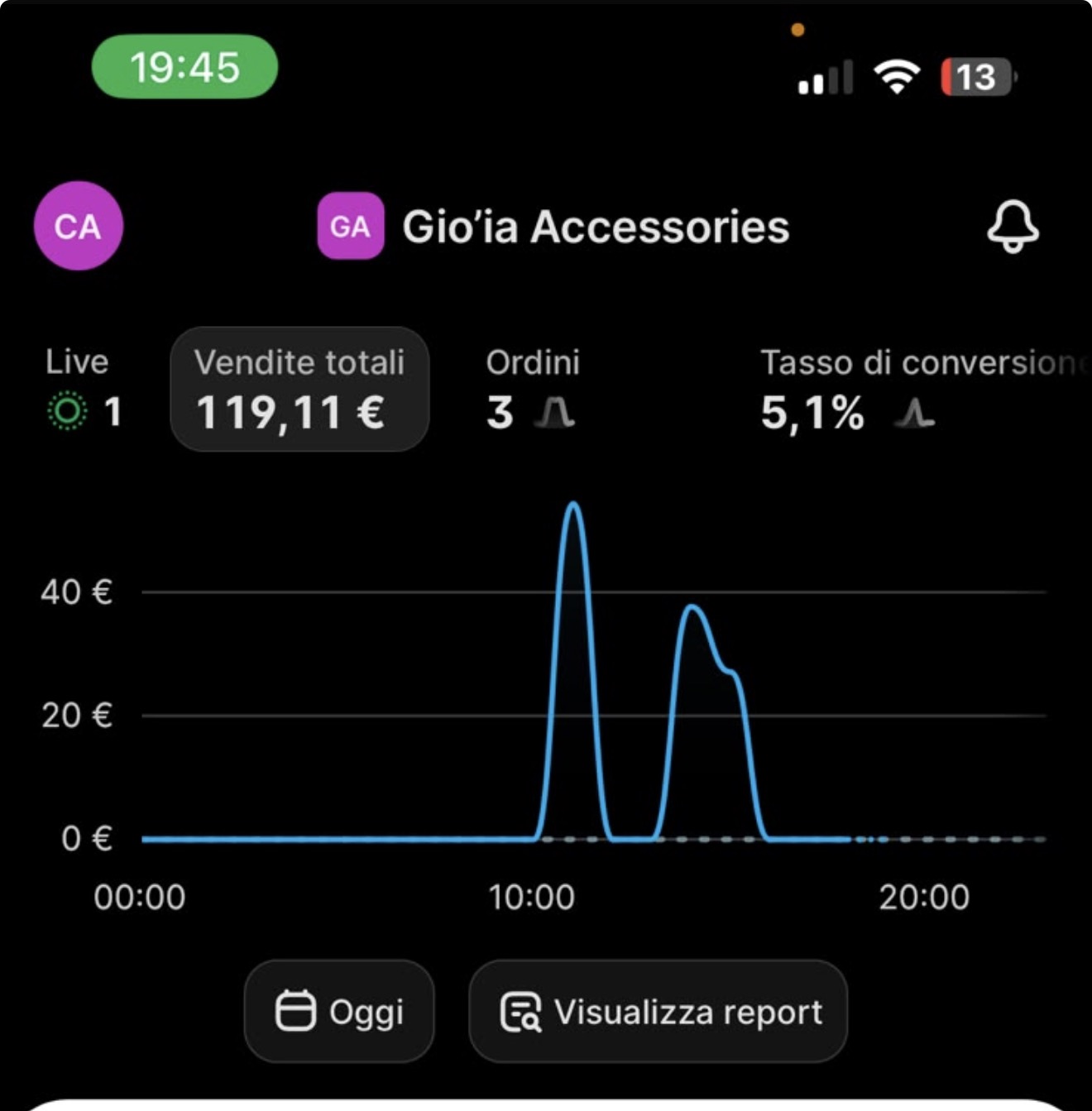 Screenshot di una testimonianza di una cliente di Giusy Guida